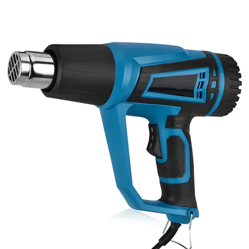 Фен будівельний промисловий Hot Air Gun X512 1600W з регулюванням температури, 2 режими, 4 насадки, термофен для зняття фарби - фото 2