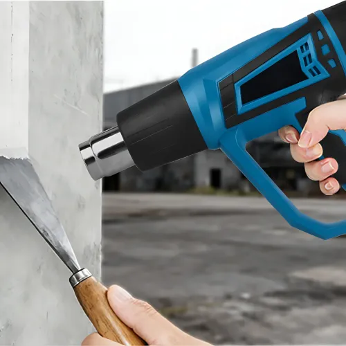 Фен будівельний промисловий Hot Air Gun X512 1600W з регулюванням температури, 2 режими, 4 насадки, термофен для зняття фарби - фото 7