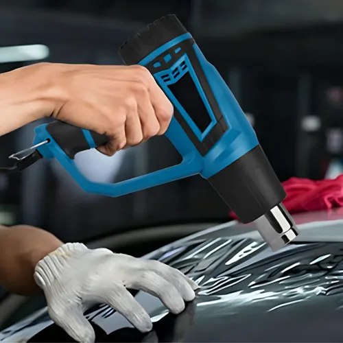 Фен будівельний промисловий Hot Air Gun X512 1600W з регулюванням температури, 2 режими, 4 насадки, термофен для зняття фарби - фото 8