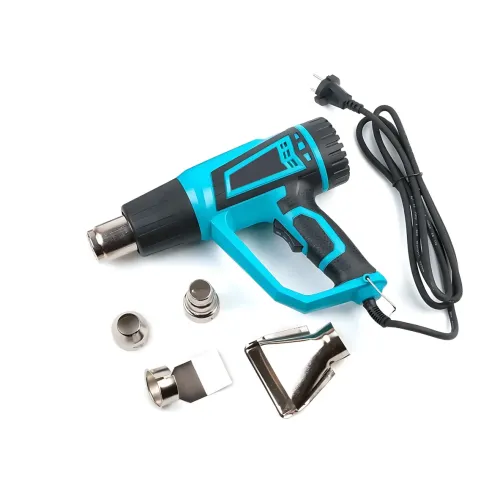 Фен будівельний промисловий Hot Air Gun X512 1600W з регулюванням температури, 2 режими, 4 насадки, термофен для зняття фарби - фото 10