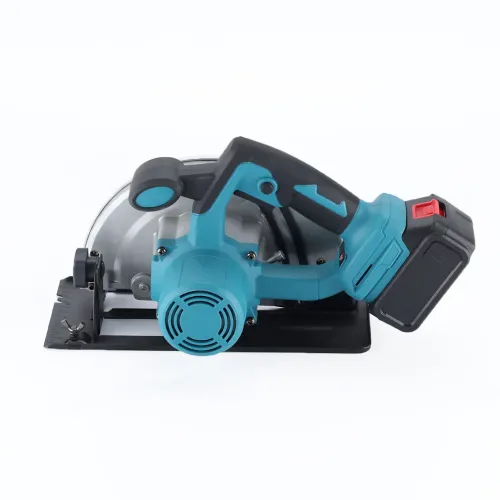 Акумуляторна циркулярна пила Circular Saw X-510 48 V з 2 АКБ, бездротова дискова пила на дереві, фанері та ДСП, циркулярка - фото 4
