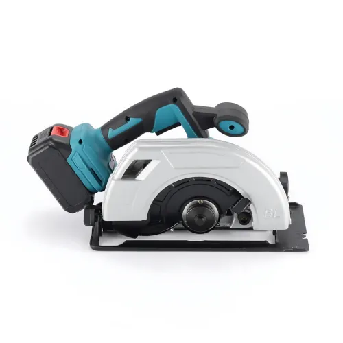 Акумуляторна циркулярна пила Circular Saw X-510 48 V з 2 АКБ, бездротова дискова пила на дереві, фанері та ДСП, циркулярка - фото 6