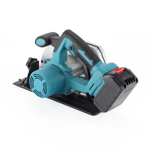 Акумуляторна циркулярна пила Circular Saw X-510 48 V з 2 АКБ, бездротова дискова пила на дереві, фанері та ДСП, циркулярка - фото 5