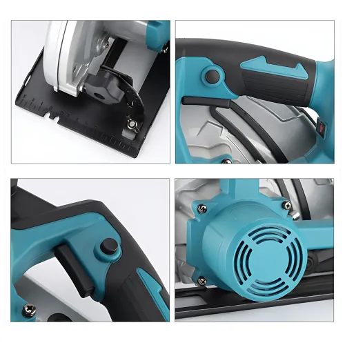 Аккумуляторная циркулярная пила Circular Saw X-510 48V с 2 АКБ, беспроводная дисковая пила по дереву, фанере и ДСП, циркулярка - фото 9