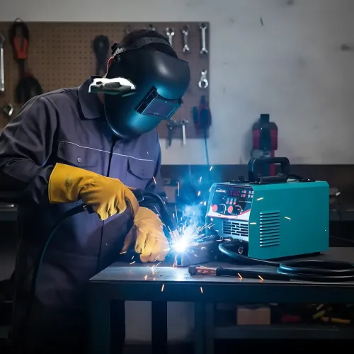 Зварювальний апарат інверторний напівавтомат KRAFFTEC MIG/MMA 120-400A 220V, IGBT, з дисплеєм, зварювання без газу (flux), до 3.2 - фото 7