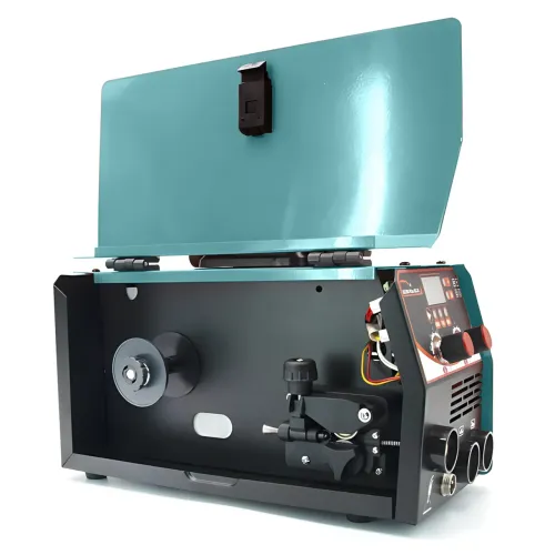 Сварочный аппарат инверторный полуавтомат KRAFFTEC MIG/MMA 120–400A 220V, IGBT, с дисплеем, сварка без газа (flux), до 3.2 мм - фото 4