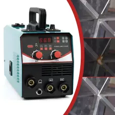 Зварювальний апарат інверторний напівавтомат KRAFFTEC MIG/MMA 120-400A 220V, IGBT, з дисплеєм, зварювання без газу (flux), до 3.2