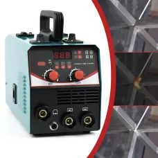 Зварювальний апарат інверторний напівавтомат KRAFFTEC MIG/MMA 120-400A 220V, IGBT, з дисплеєм, зварювання без газу (flux), до 3.2