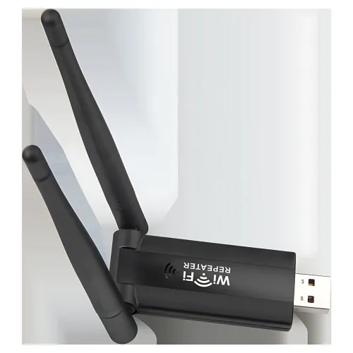Wi-Fi репитер AND 5558 USB 2.4GHz, усилитель сигнала до 100 Мбит/с, 2 антенны, питание 5V, радиус 20 м, ретранслятор для роутера - фото 13