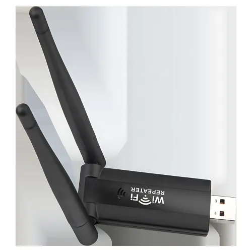 Wi-Fi репітер AND 5558 USB 2.4 GHz, підсилювач сигналу до 100 Мбіт/с, 2 антени, живлення 5V, радіус 20 м, ретранслятор для роутера - фото 3
