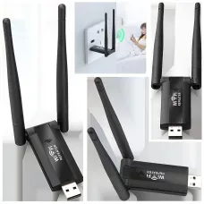 Wi-Fi репітер AND 5558 USB 2.4 GHz, підсилювач сигналу до 100 Мбіт/с, 2 антени, живлення 5V, радіус 20 м, ретранслятор для роутера