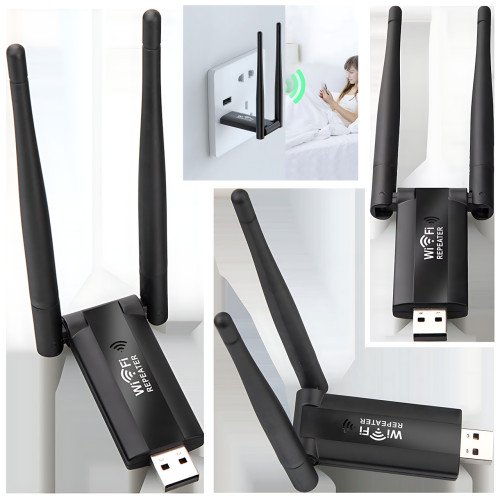 Wi-Fi репітер AND 5558 USB 2.4 GHz, підсилювач сигналу до 100 Мбіт/с, 2 антени, живлення 5V, радіус 20 м, ретранслятор для роутера - фото 6