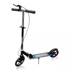 Самокат двоколісний міський Scooter 200 мм PU, складаний, з ручним і ножним гальмом, ABEC-7, до 90 кг, кермо 73-96 см