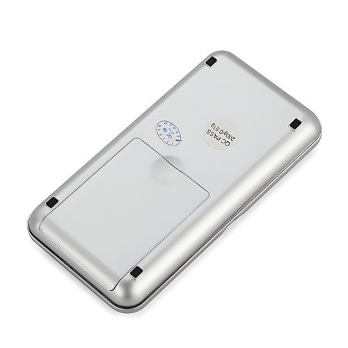 Ювелирные электронные весы QCP-01, точность 0,1 г, LCD дисплей с подсветкой, 4 единицы измерения, калибровка, с крышкой, до 100 г