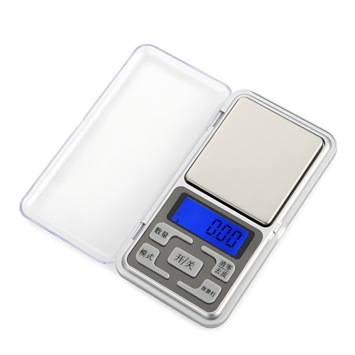 Ювелирные электронные весы QCP-01, точность 0,1 г, LCD дисплей с подсветкой, 4 единицы измерения, калибровка, с крышкой, до 200 г - фото 10