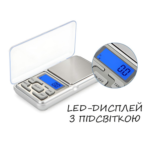 Ювелирные электронные весы QCP-01, точность 0,1 г, LCD дисплей с подсветкой, 4 единицы измерения, калибровка, с крышкой, до 500 г - фото 6