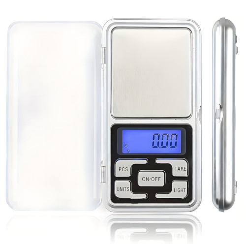 Ювелирные электронные весы QCP-01, точность 0,1 г, LCD дисплей с подсветкой, 4 единицы измерения, калибровка, с крышкой, до 500 г - фото 10