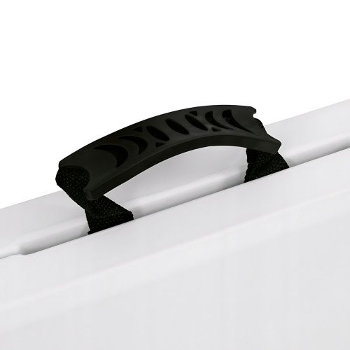 Складаний кейтеринговий стіл 180×70×74 см, білий, металевий каркас, HDPE стільниця, для пікніка, кемпінгу та риболовлі, 6 місць - фото 2