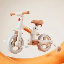 Дитячий велосипед-біговел 2в1 SCO22 з батьківською ручкою, трансформер, триколісний балансбайк, регульоване сидіння, 1-5 років