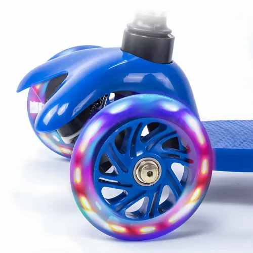 Дитячий триколісний самокат Best Scooter 905 зі світними колесами 110 мм, регульоване кермо, підшипники ABEC-7, до 40 кг - фото 7