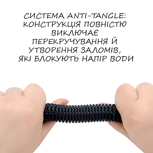 Садовий шланг високого тиску 100FT/30 м саморозтягувальний, латексний 3-шаровий, посилений текстиль, латунні фітинги, шланг - фото 9