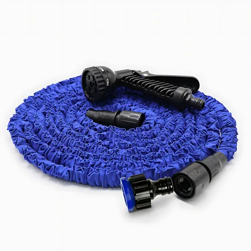 Садовий шланг для поливання V-HOSE PRO 120 м розтягувальний X-Hose, 4-шаровий латексний шланг із розпилювачем 7 режимів, 3/4 - фото 6