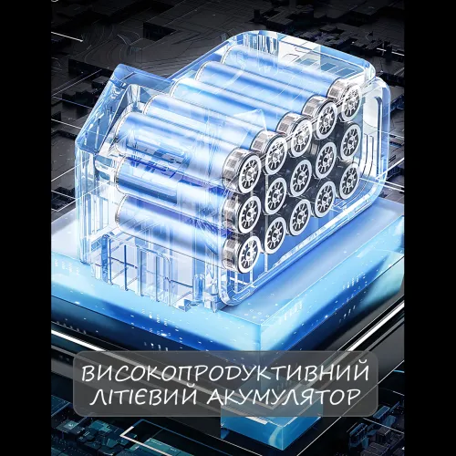 Секатор акумуляторний PRIC4800 48V професійний, електричний садовий секатор до 35 мм, 2 акб, точильний камінь, кейс - фото 7