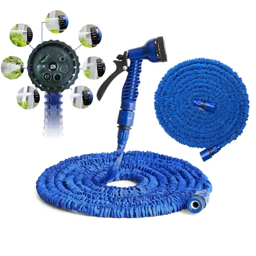 Садовый растягивающийся шланг для полива V-HOSE PRO 90 м X-Hose, 4-слойный латексный шланг, 7 режимов полива, фитинги 3/4 - фото 20