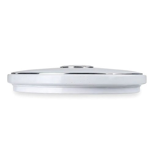 Светодиодная потолочная люстра RGB 38 см 60W с Bluetooth колонкой и пультом управления, LED светильник с цветной подсветкой - фото 3