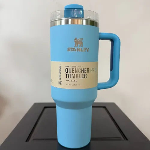 Термокухоль-термос Stanley 1200 мл із ручкою та кришкою-поїлкою з трубочкою, вакуумна термочашка з неіржавкої сталі