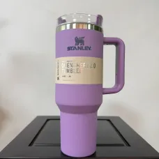 Термокухоль-термос Stanley 1200 мл із ручкою та кришкою-поїлкою з трубочкою, вакуумна термочашка з неіржавкої сталі