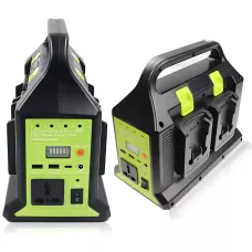 Інвертор напруги 300 W 12 V → 220 V UIN2 для акумуляторів LXT (1-4 шт.), перетворювач живлення з розеткою 220 В, USB-A, USB-C PD