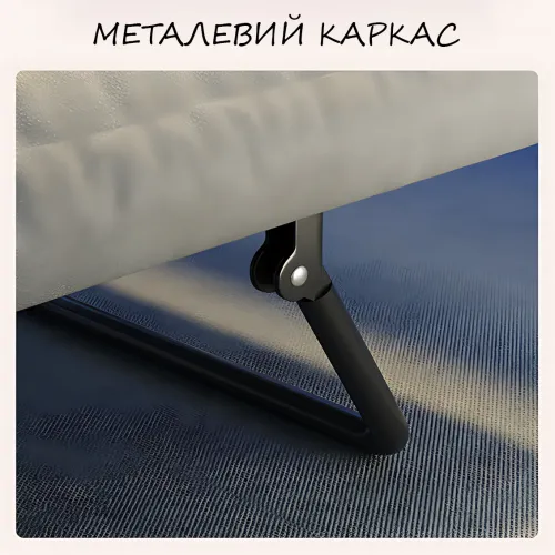 Кресло-кровать раскладное BK-65, трансформер 2-в-1 с подушкой, до 120 кг, 97 х 65 см - фото 7