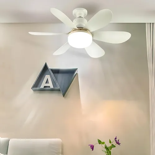 Потолочный вентилятор-лампа HX-R420 FLOWER FAN LIGHT 30Вт E27 с пультом ДУ, LED светильник с вентилятором, 3 скорости, 3 режима - фото 12