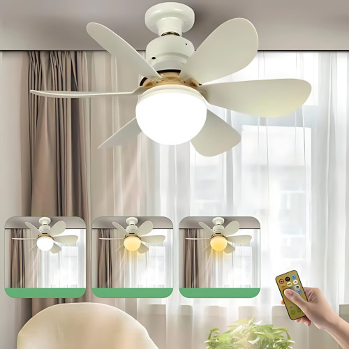 Потолочный вентилятор-лампа HX-R420 FLOWER FAN LIGHT 30Вт E27 с пультом ДУ, LED светильник с вентилятором, 3 скорости, 3 режима - фото 5