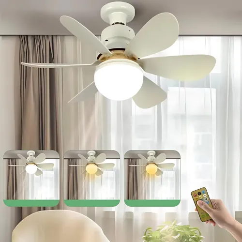 Потолочный вентилятор-лампа HX-R420 FLOWER FAN LIGHT 30Вт E27 с пультом ДУ, LED светильник с вентилятором, 3 скорости, 3 режима - фото 14