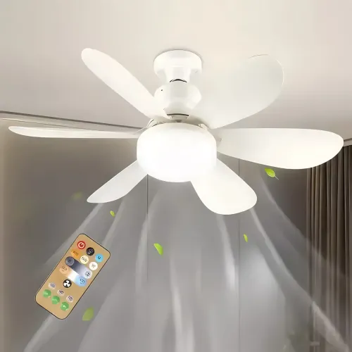 Стельовий вентилятор-лампа HX-R420 FLOWER FAN LIGHT 30 Вт E27 з пультом ДК, LED світильник із вентилятором, 3 швидкості, 3 режими - фото 5