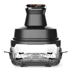 Аэрофритюрница Domotec MS-3227, чашей 7 л 4600 Вт с сенсорным меню и LED дисплеем, безмасляная фритюрница аэрогриль