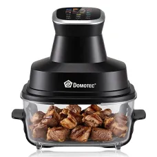 Аерофритюрниця Domotec MS-3227, чашей 7 л 4600 Вт із сенсорним меню та LED-дисплеєм, безоливна фритюрниця аерогриль