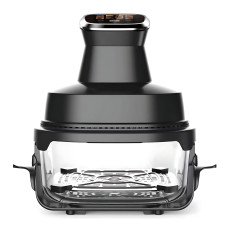 Аэрофритюрница Domotec MS-3227, чашей 7 л 4600 Вт с сенсорным меню и LED дисплеем, безмасляная фритюрница аэрогриль