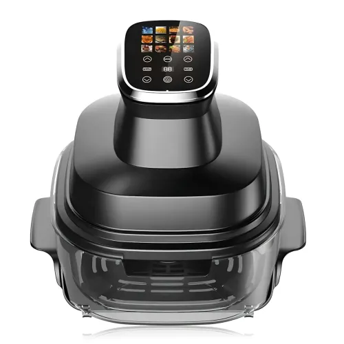 Аерофритюрниця Domotec MS-3227, чашей 7 л 4600 Вт із сенсорним меню та LED-дисплеєм, безоливна фритюрниця аерогриль - фото 4