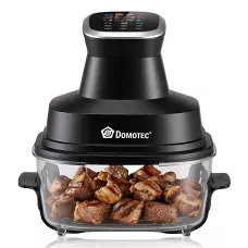 Аэрофритюрница Domotec MS-3227, чашей 7 л 4600 Вт с сенсорным меню и LED дисплеем, безмасляная фритюрница аэрогриль