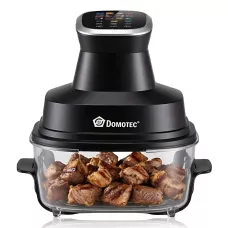 Аерофритюрниця Domotec MS-3227, чашей 7 л 4600 Вт із сенсорним меню та LED-дисплеєм, безоливна фритюрниця аерогриль