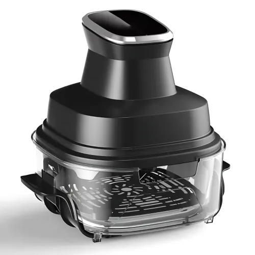 Аерофритюрниця Domotec MS-3227, чашей 7 л 4600 Вт із сенсорним меню та LED-дисплеєм, безоливна фритюрниця аерогриль - фото 2