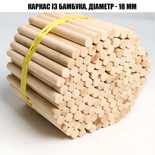 Шафа тканинна для одягу SHKF-01 складана гардеробна шафа з полицями, труба| -18 мм, евкаліпт - фото 9