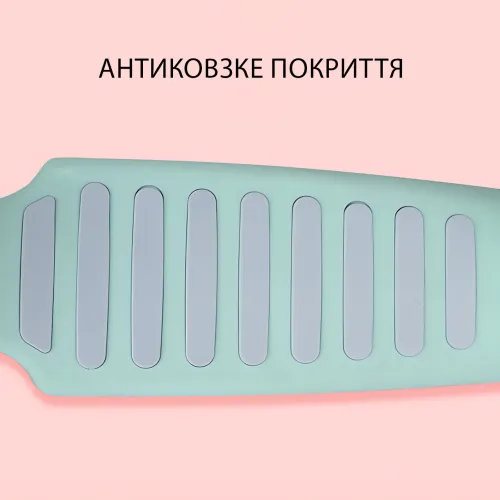 Дитячий триколісний самокат QL52-B зі світними колесами, складаний, з кошиком, до 50 кг, блакитний Рожевий - фото 5