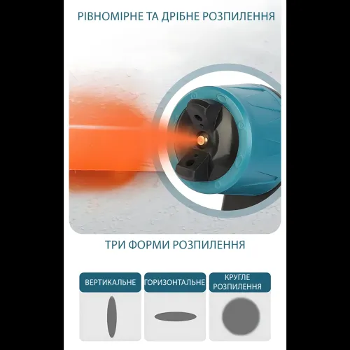 Фарбопульт електричний Electric Paint Sprayer  (400-650W), бак 1100 мл, 6 сопел у комплекті, професійний розпилювач - фото 5