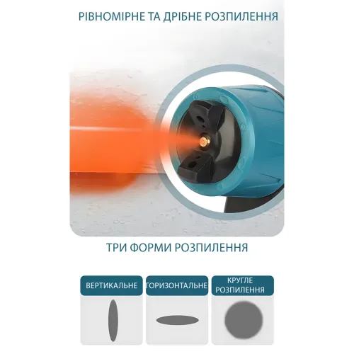 Краскопульт электрический Electric Paint Sprayer  (400-650W), бак 1100 мл, 6 сопел в комплекте, профессиональный распылитель - фото 5