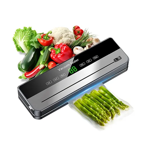 Вакууматор бытовой для продуктов Sous Vide с УФ-стерилизацией и встроенным ножом, 600 Вт, для сухих и влажных продуктов, Acmelight - фото 3