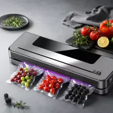 Вакууматор бытовой для продуктов Sous Vide с УФ-стерилизацией и встроенным ножом, 600 Вт, для сухих и влажных продуктов, Acmelight